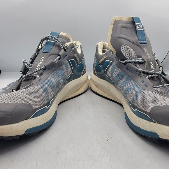 Salomon Ultra Raid Trail Run Quarry Mens 8.5 Trek Blue Gray Trail Shoes Hiking main image 13